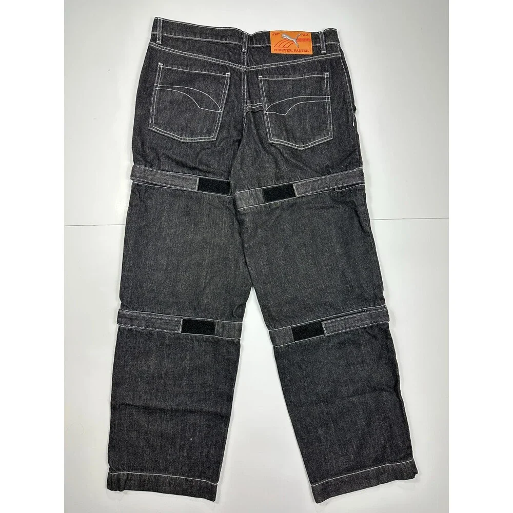 Puma X A$AP Rocky Men's Size 32 Black Denim Jean Pants NWT 631006 01